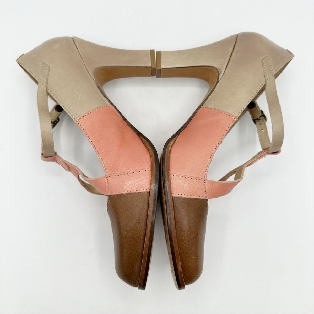 Retro Neosens Tricolor Kitten Heels Style 694 Made in Spain Size EU 40 US 9.5 - Picture 4 of 15